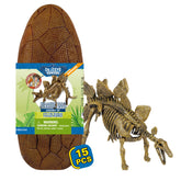 Dr Steve Hunters Jurassic Eggs Stegosaurus Assembly Set 91059 - Colorland Toys